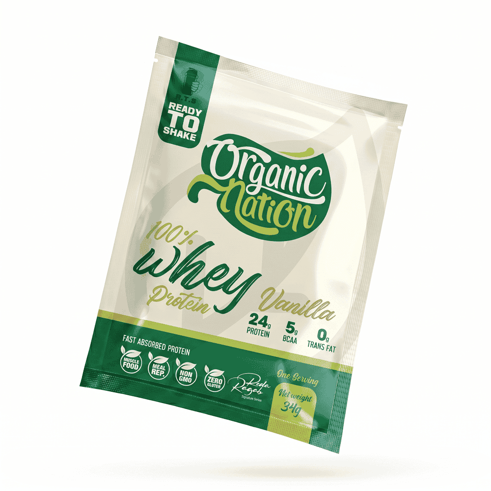Whey Protein-1Serv.-34G-Vanilla Organic Nation