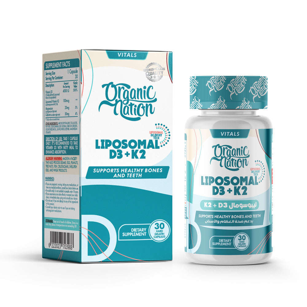 Liposomal D3+K2 -Organic Nation