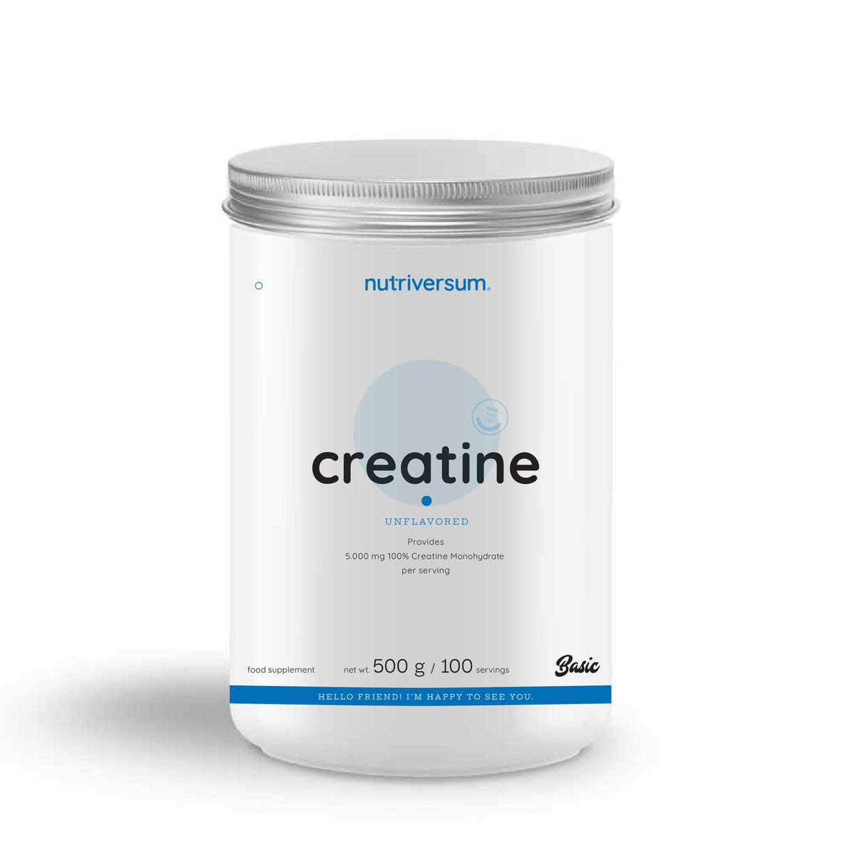 Nutriversum Creatine Monohydrate-100Serv.-500G