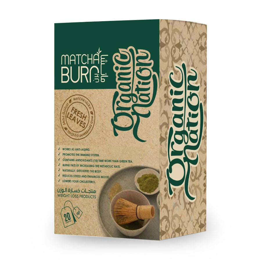 Matcha Burn-20Serv.-20Packs Organic Nation
