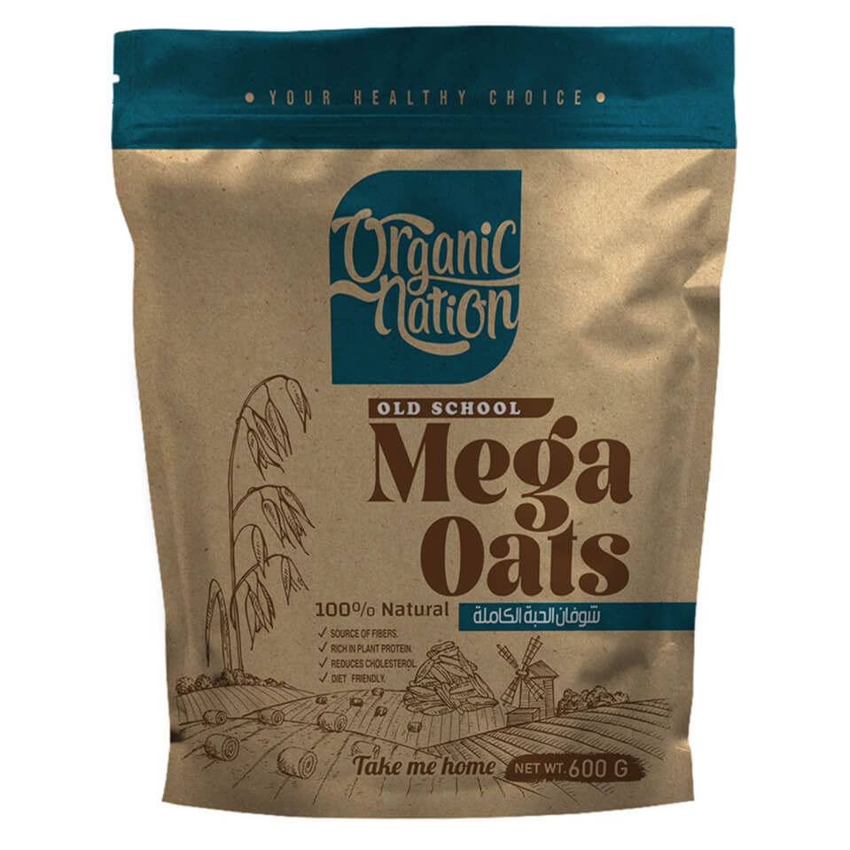 Mega Oats-600G Organic Nation