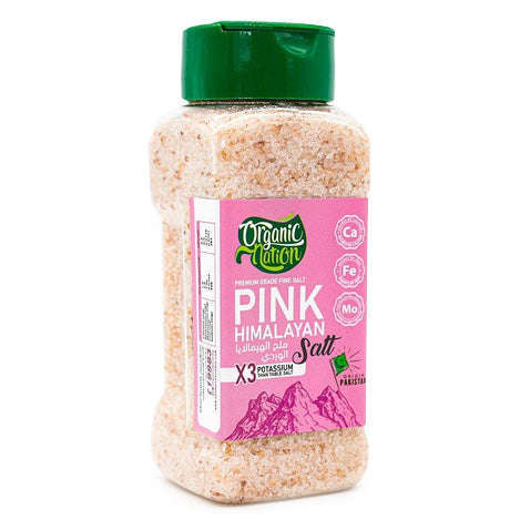Premium Grade Pink Himalayan Fine Salt-200G Organic Nation