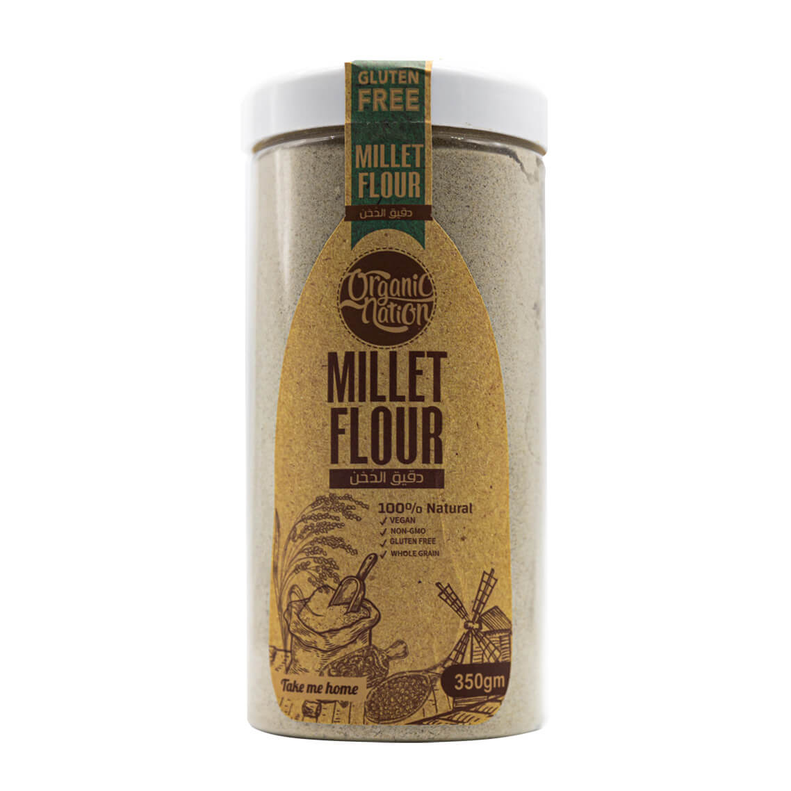 Millet Flour-350Gm Organic Nation
