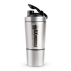Max Muscle Stainless Steel Smart Shaker with cup-500Ml