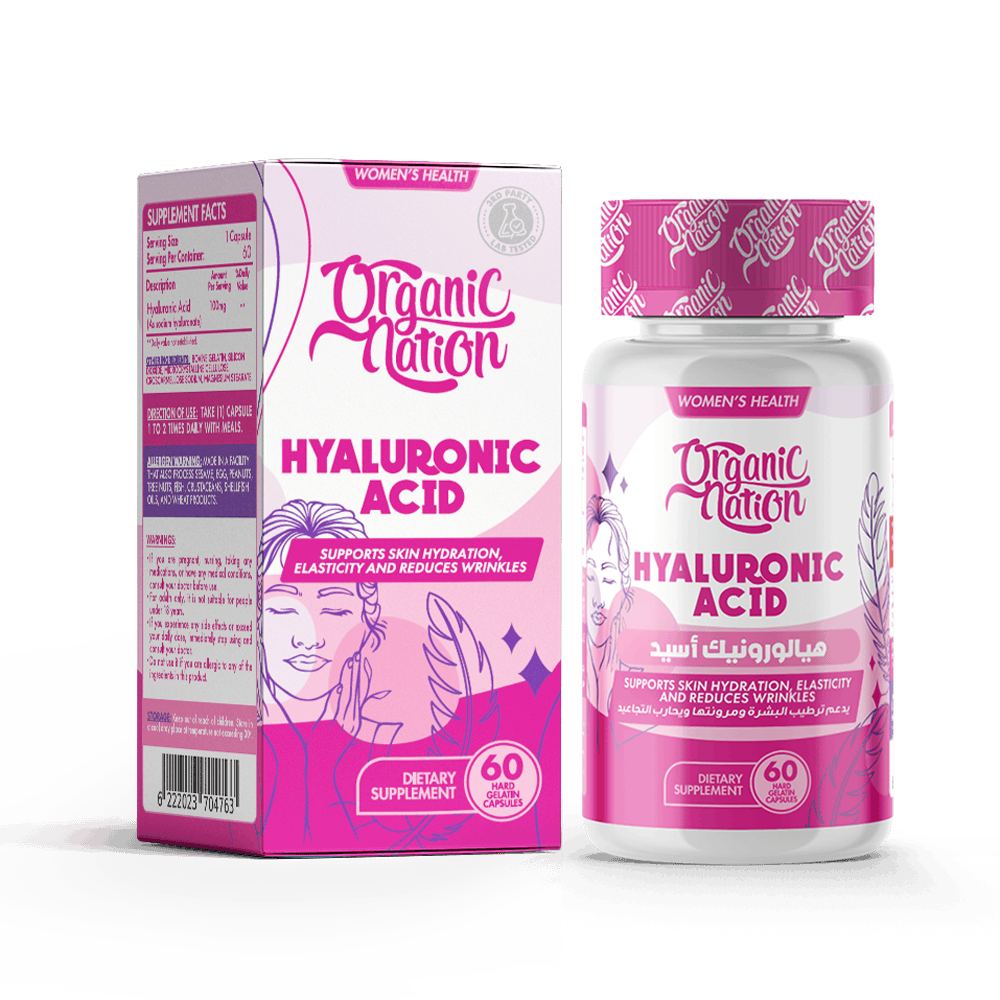 Hyaluronic Acid-60Serv.-60Hard Gelatin Capsules Organic Nation