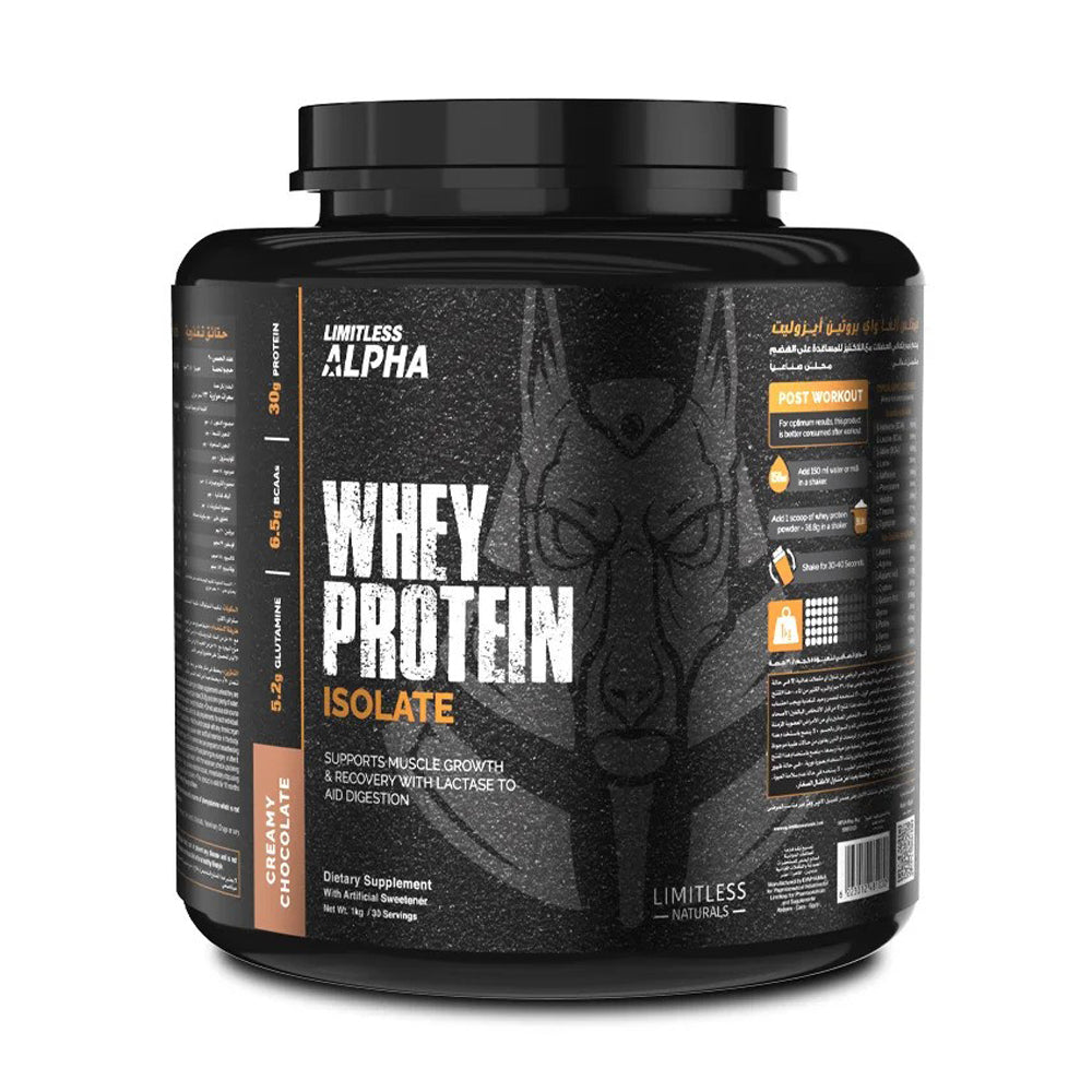 Limitless Alpha Whey Protein Isolate-60Serv.- 2KG
