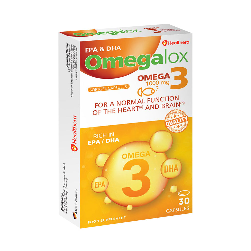 Healthera Omegalox Omega3 Offer-1000Mg.-60Serv.-30Caps