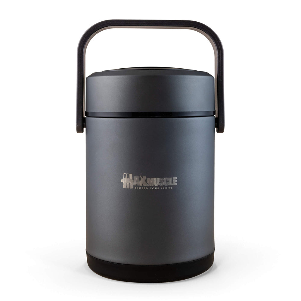 Max Muscle Stainless Steel-Lunch Box Vacuum insulated-2L