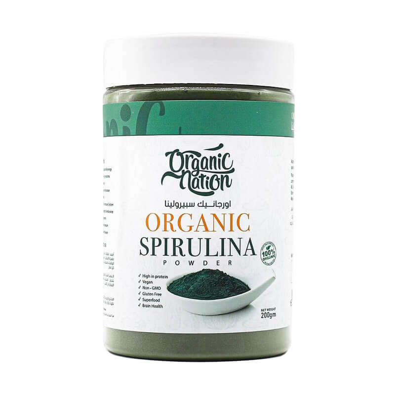 Spirulina Powder-200G Organic Nation
