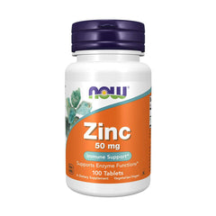 Now Foods Zinc 50mg-100Serv.-100Tabs.