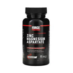 Force Factor Zinc Magnesium Aspartate.-30Serv.-60Tablets