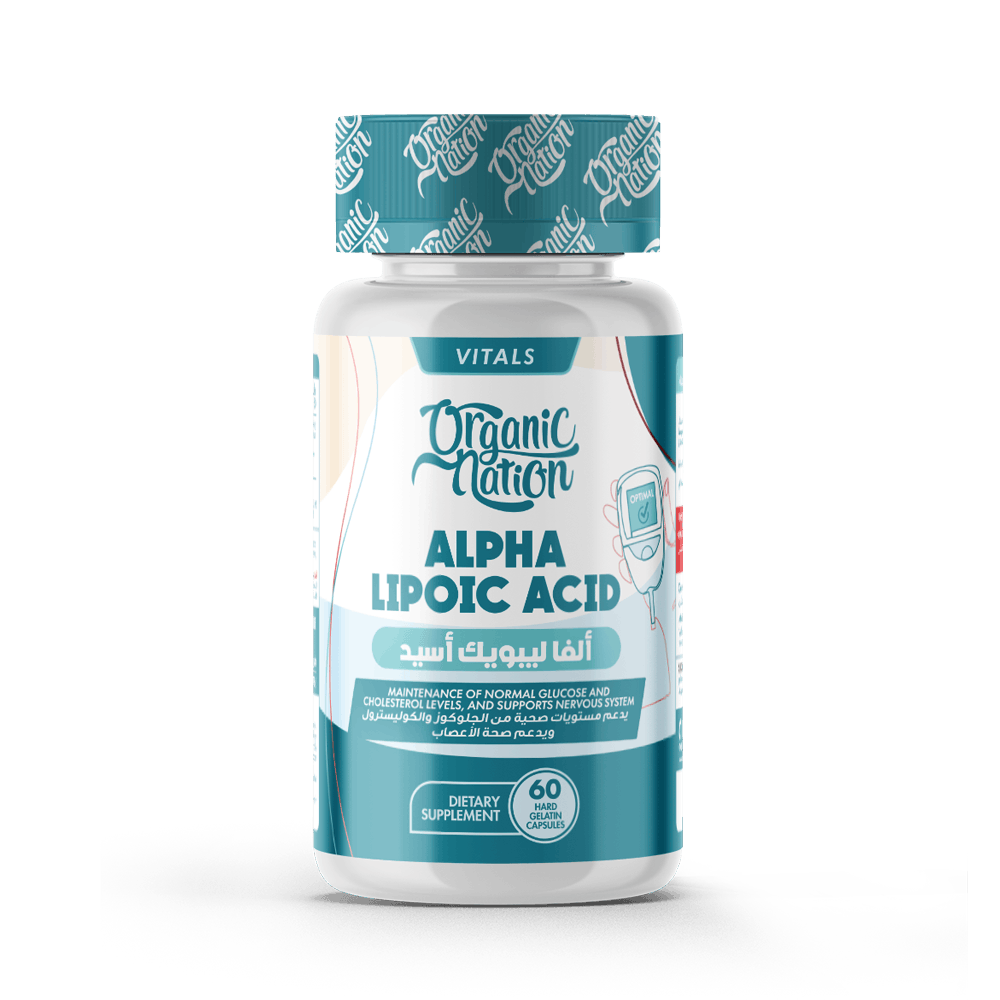 Alpha Lipoic Acid-60Serv.-60Caps Organic Nation