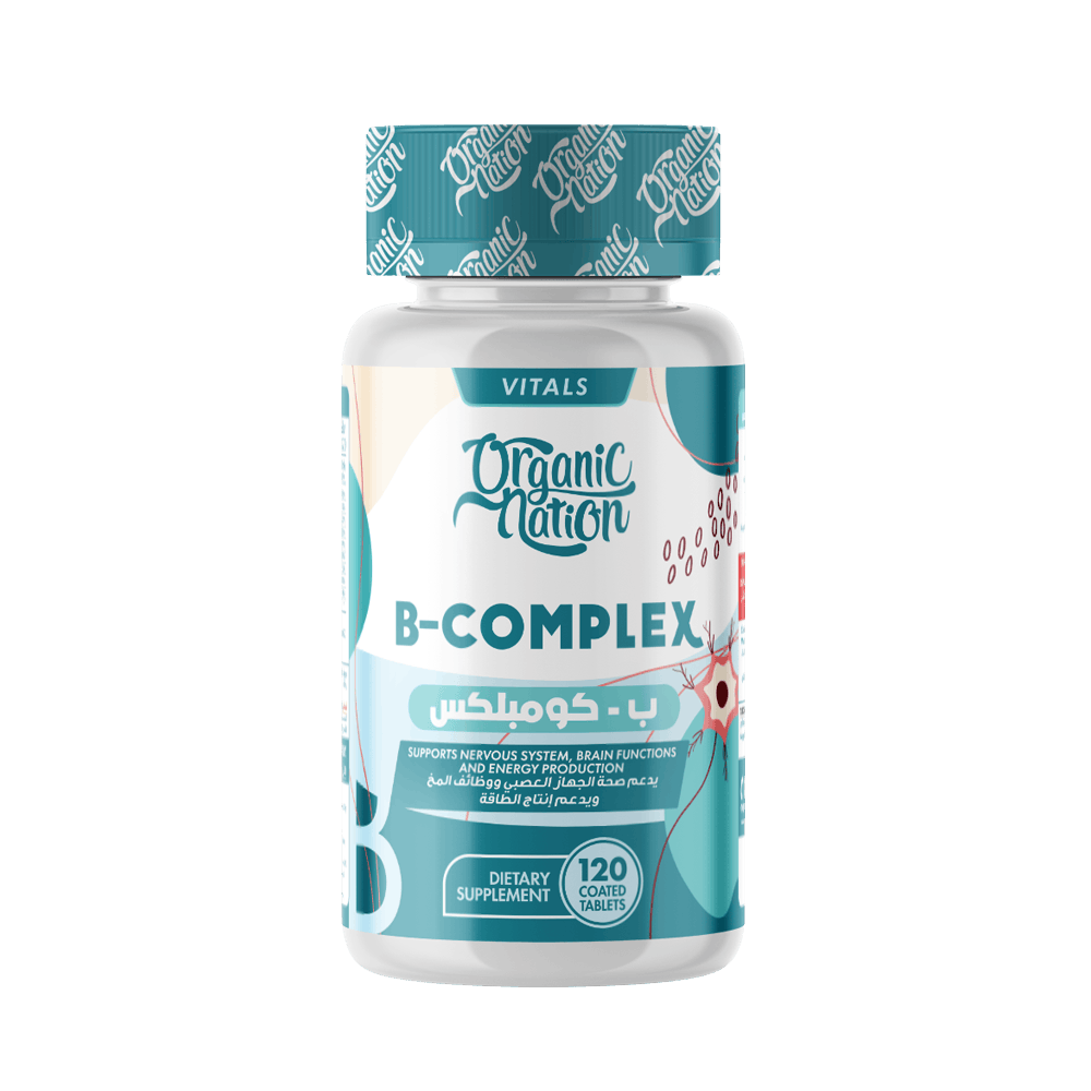 B-Complex Advanced Formula-120Serv.-120Tablets Organic Nation