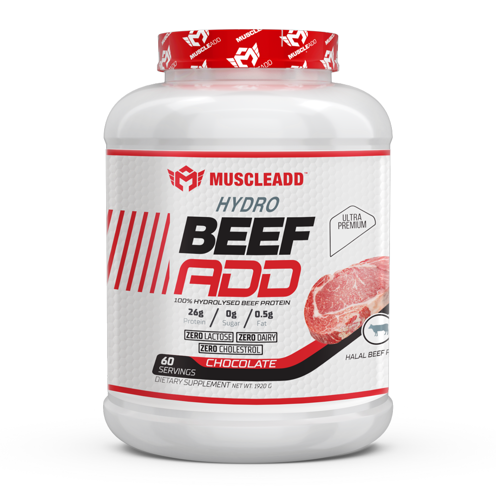 Hydro Beef Add 100% Hydrolyzed Beef Protein-60Serv.-1920G.-Chocolate