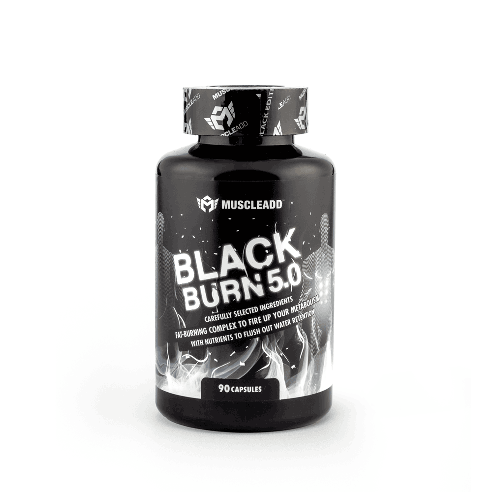Black Burn 5.0 - 30Serv - 90Capsules Muscle Add