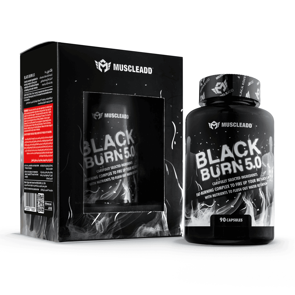 Black Burn 5.0 - 30Serv - 90Capsules Muscle Add