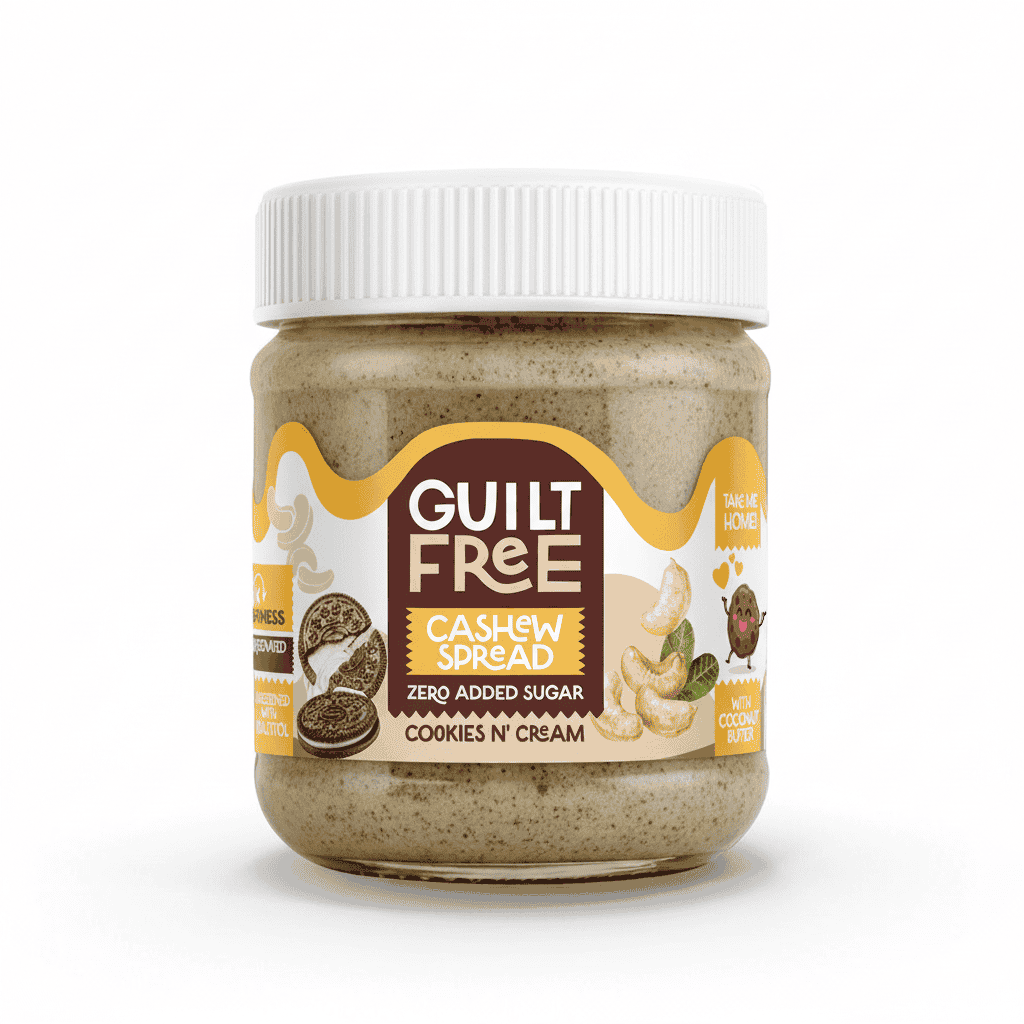 Guilt Free Cashew Spread-200G-Cookies N'Cream Organic Nation