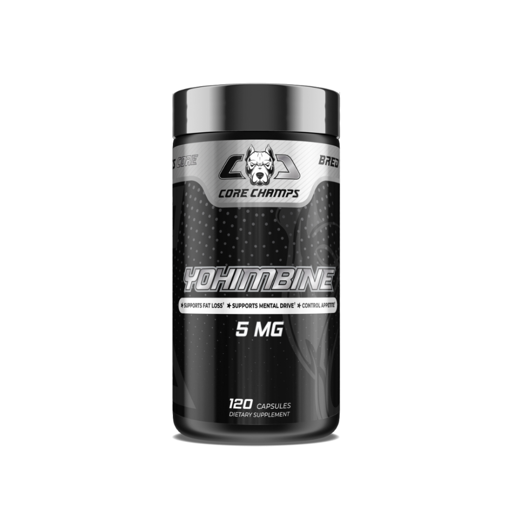 Core Champs Yohimbine HCL 5mg.-120Caps.-120Serv