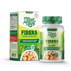 Fibers Gum Acacia-30Serv.-120 Capsules Organic Nation