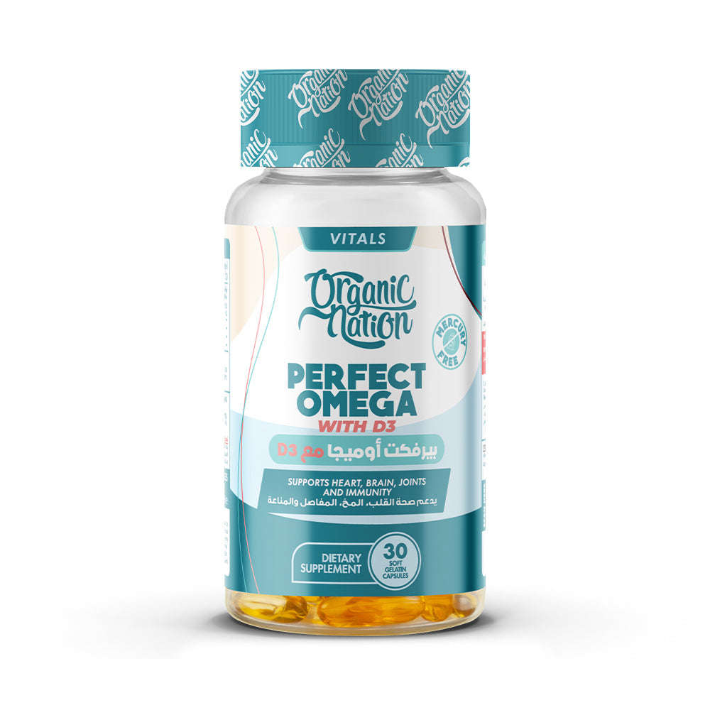 Omega3 With Vitamin D3-30Serv.-30 Capsules
 – Organic Nation