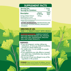 Ginkgo Biloba- organic nation