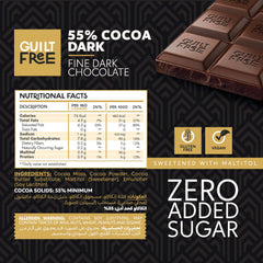 Guilt Free Chocolate Bar 100G-Dark Chocolate Organic Nation