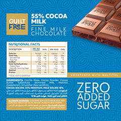 Guilt Free Chocolate Bar 100G-Milk Chocolate