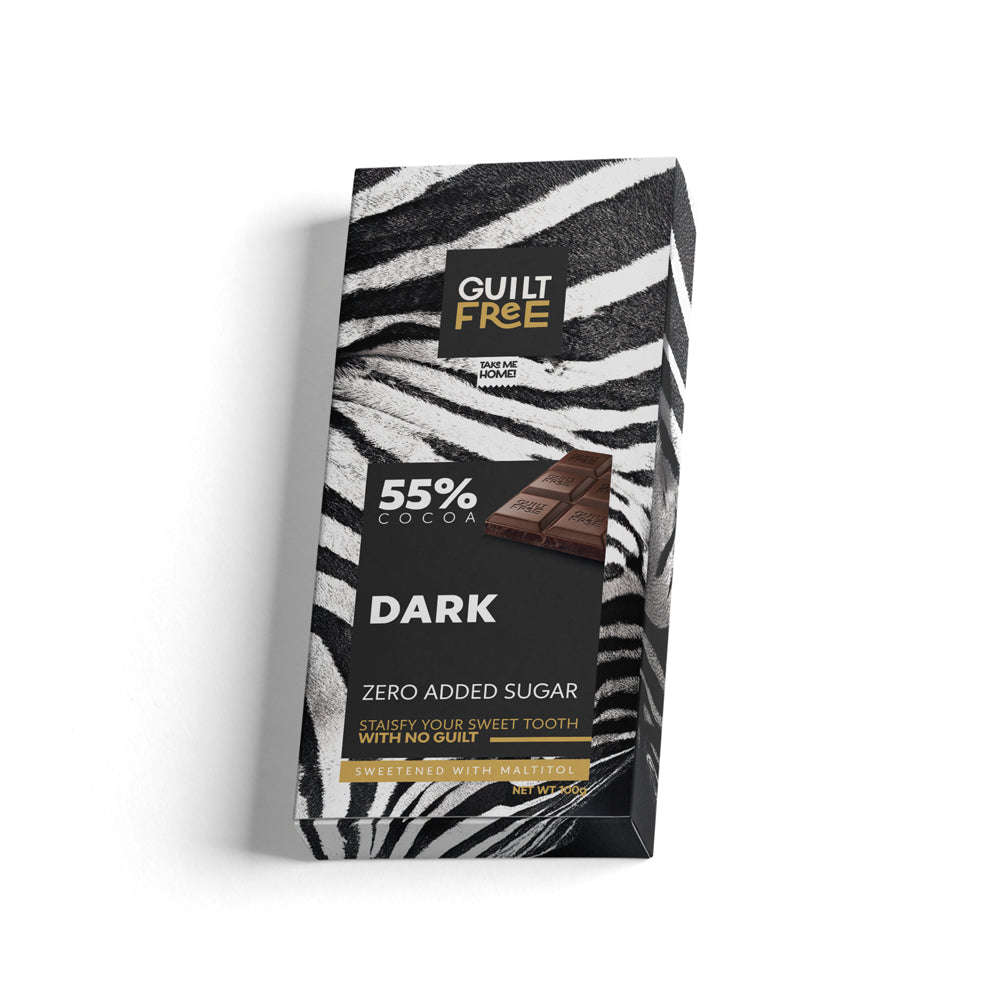 Guilt Free Chocolate Bar 100G-Dark Chocolate Organic Nation