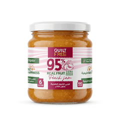 Guilt Free 95% Real Fruit Peach Jam-190Gm Organic Nation