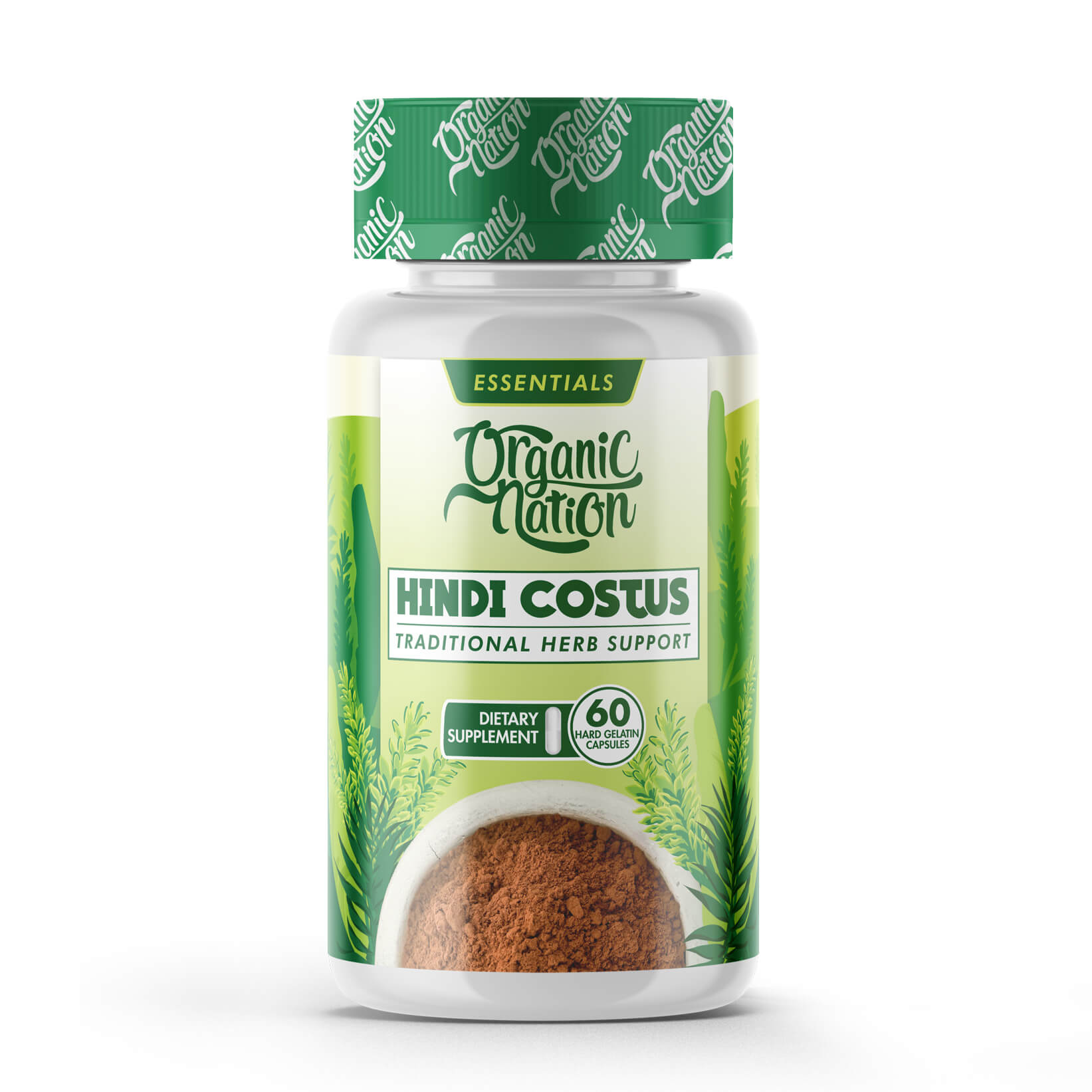 Hindi Costus-30Servings-60 Capsules| Organic Nation