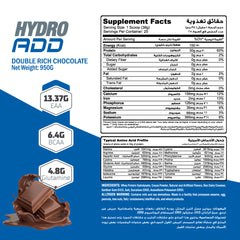 Muscle Add Hydro Add 100%Hydrolyzed Whey Protein Fastest Absorption-25Serv.-950G.