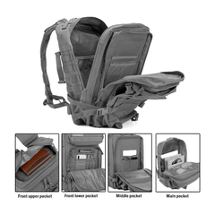 Max Muscle Tactical Backpack.-45L