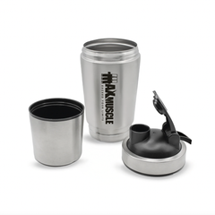 Max Muscle Stainless Steel Smart Shaker with cup-500Ml