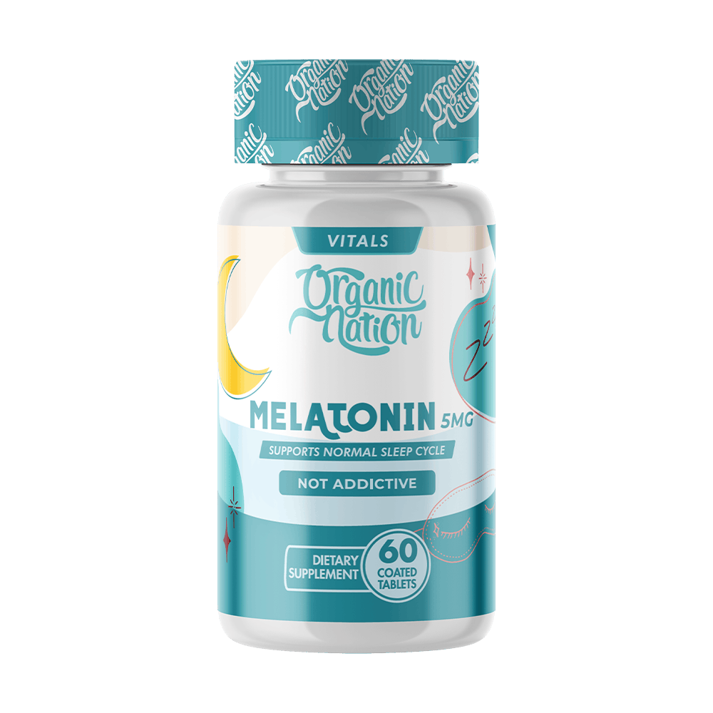 Melatonin 5mg-60Serv.-60Tablets Organic Nation