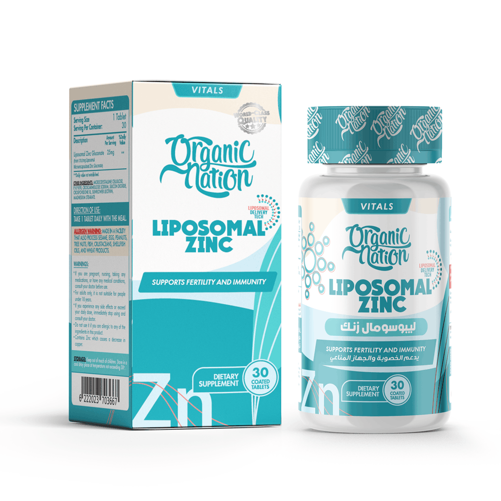 Liposomal Zinc - 30 Tablets- organic nation