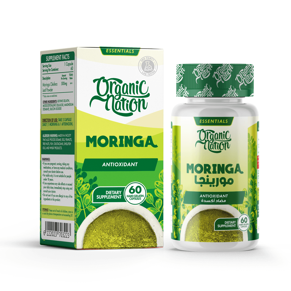 Moringa Oleifera-60Servings-60 Capsules Organic Nation