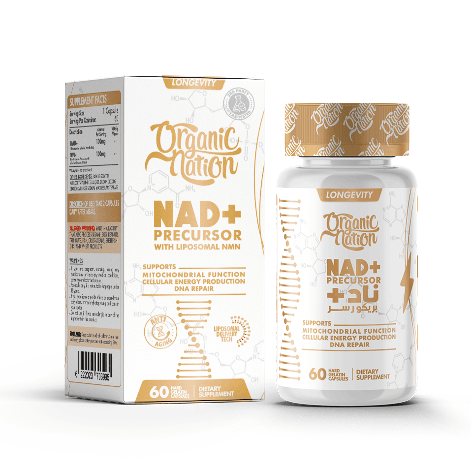 NAD+ 60Serv.-60Capsules Organic Nation
