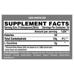 Nutrex Liquid Carnitine 3000-16Serv.-473Ml
