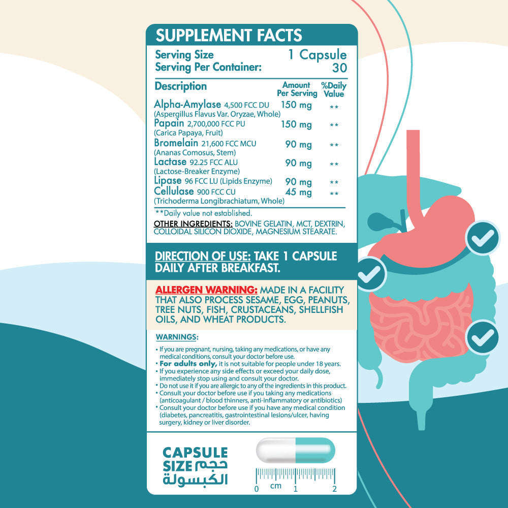 Optimum Digest 30Serv.-30 Capsules Organic Nation