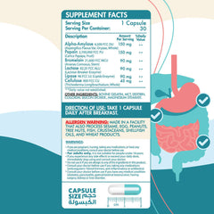 Optimum Digest 30Serv.-30 Capsules Organic Nation