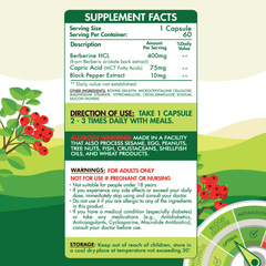Berberine-60Serv.-60Caps Organic Nation