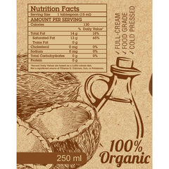 Coconut Oil Jar-250Ml Organic Nation