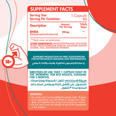 Organic Nation DHEA-90Serv.-90Capsules