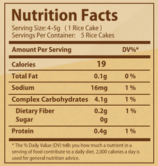 Rice Cake-5Pices.-25Gm.-Salted Mixed seeds Organic Nation
