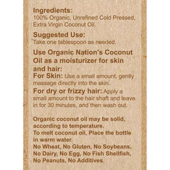 Coconut Oil-250Ml Organic Nation