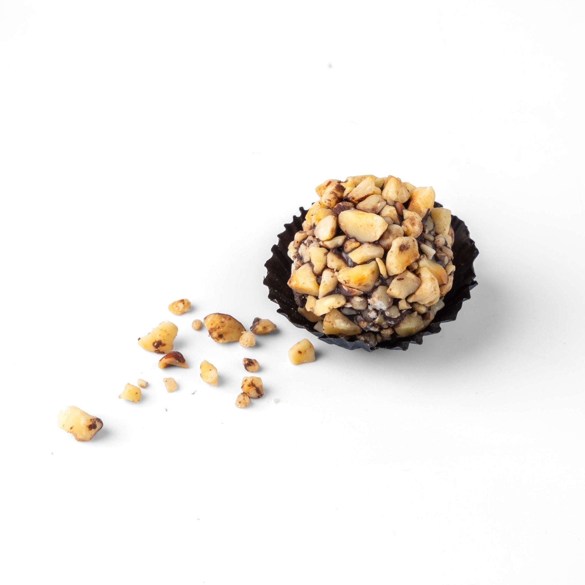 Whey Truffles-Dark Chocolate With Hazelnuts-3Truffles
