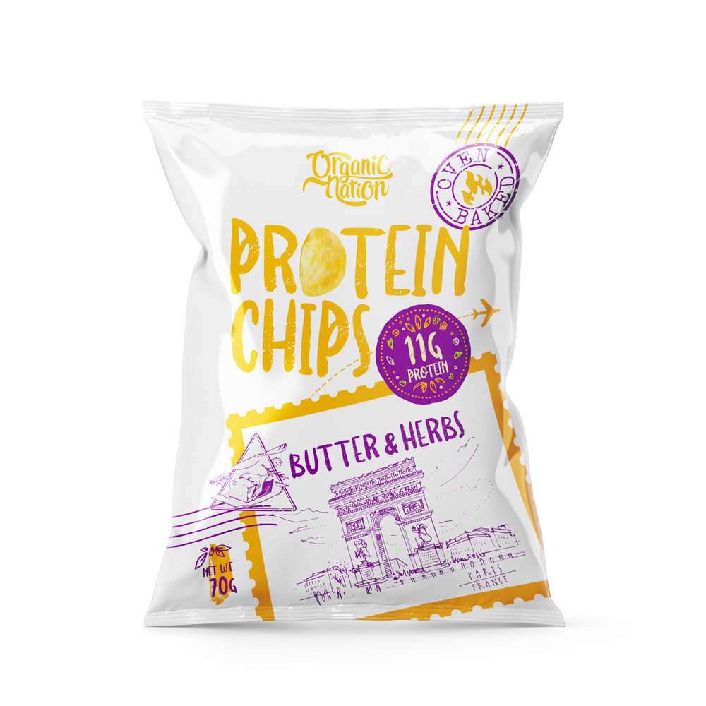 Protein Chips-70G.-Butter & Herbs