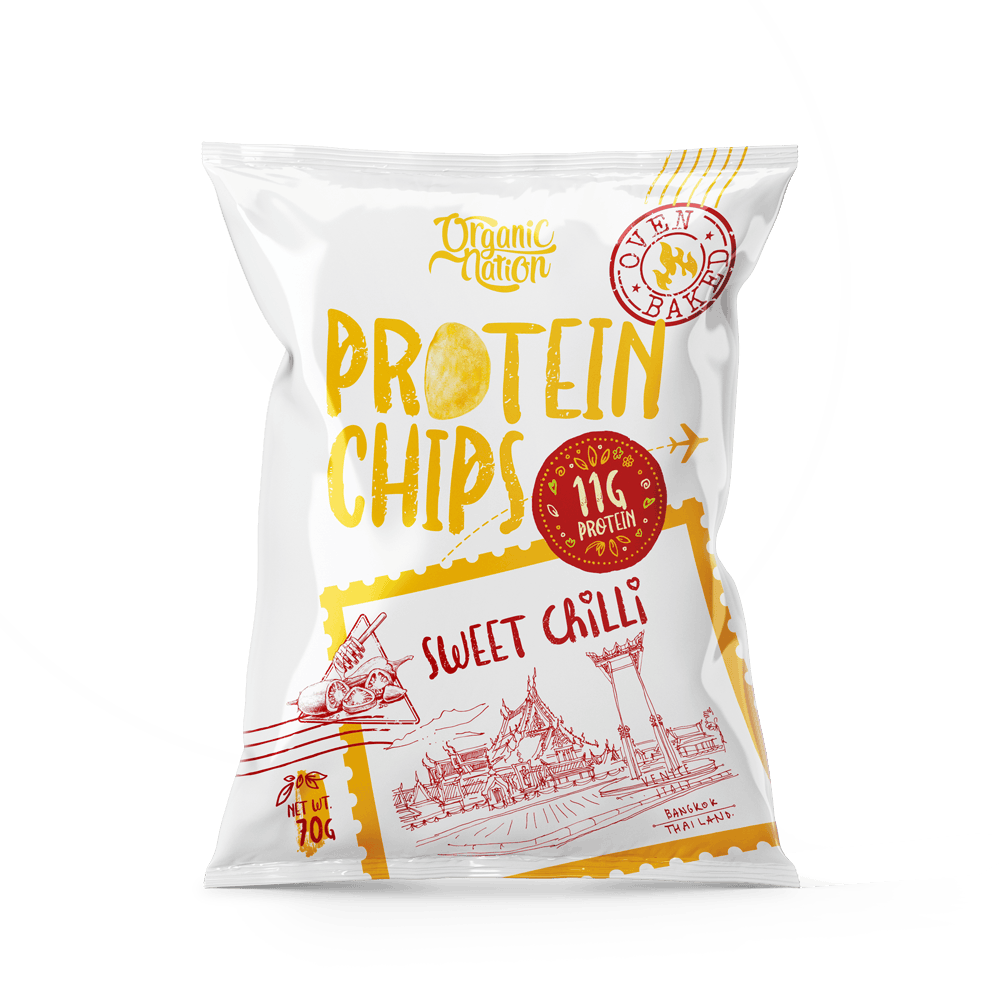 Protein Chips-70G.-Sweet Chilli Organic Nation