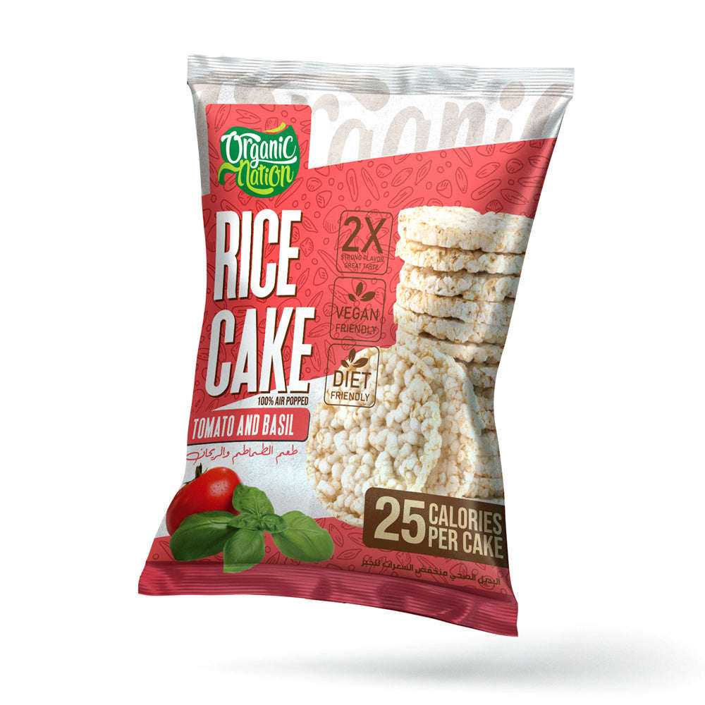 Rice Cake - Tomato And Basil| Organic Nation