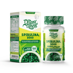 Spirulina-33Serv.-100Tablets. Organic Nation